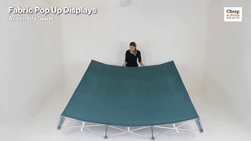 How to Set Up Fabric Pop Up Displays?