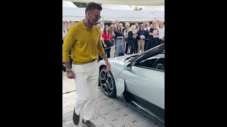 David Beckham In A Maserati MC20 Cielo