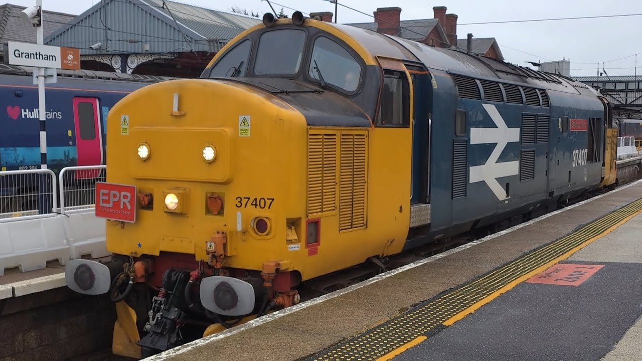 EPR 37407 - 0Z65 1411 Grantham - Rectory Junction (Colwick Colas) 27/01 ...