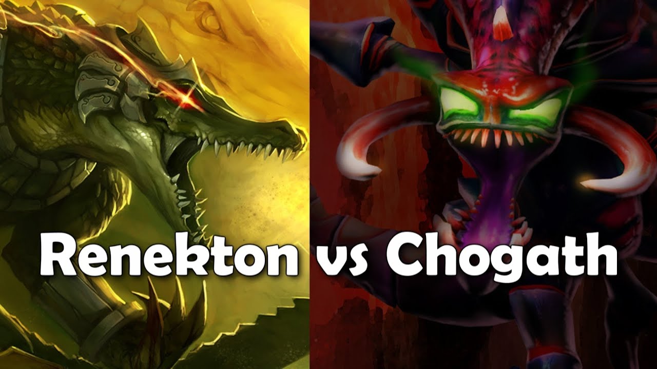 League of Legends: Renekton vs Cho'gath Matchup - YouTube