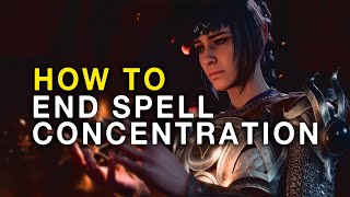 Details Baldur's Gate 3 - How to END Spell Concentration. Update