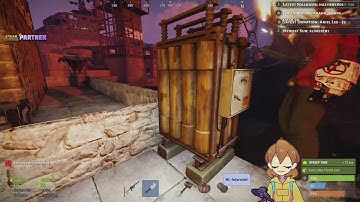 Bo and Ash comparing the size of their batteries - OTV Rust Server