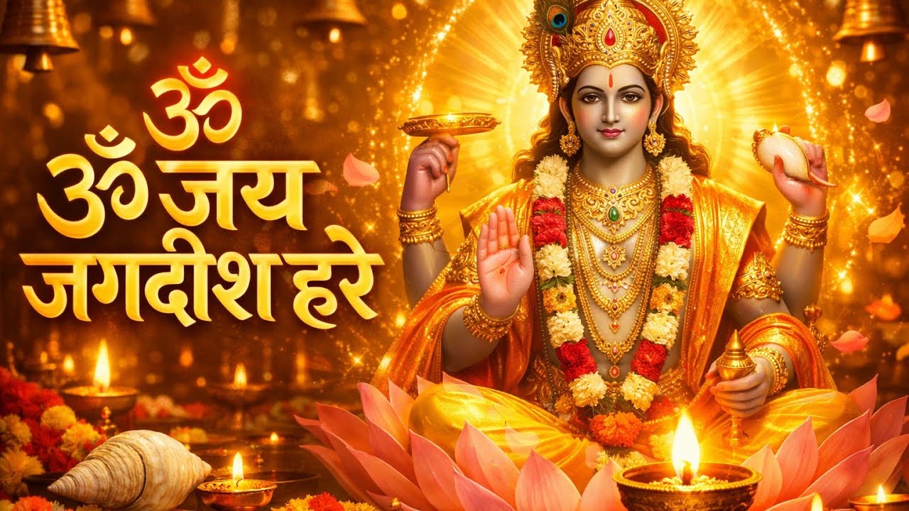 🙏 ॐ जय जगदीश हरे आरती | Vishnu Bhagwan Aarti | Morning Bhakti Song 2026 | Bhakti Aarti