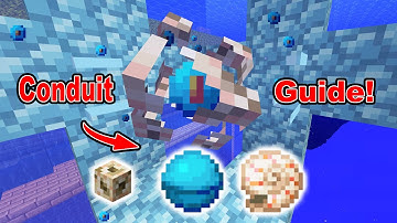 How To Craft A Conduit And What It Does in Minecraft | Full Guide How To Activate A Conduit