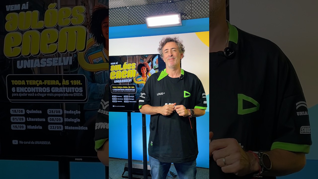 Já marca na agenda e chama quem também vai fazer o ENEM! 🚀