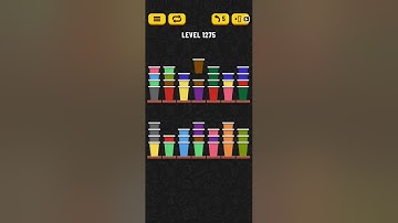 Cup Sort Puzzle Level 1275 = Water Sort Puzzle Level 1275 = Ball Sort Puzzle Level 1275 All the same