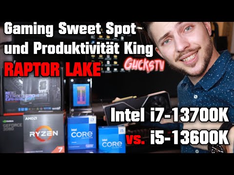 Intel i7-13700K vs. i5-13600K 🔥 RAPTOR LAKE Gaming Sweet Spot & Produktivität King vs. RYZEN 5800X3D