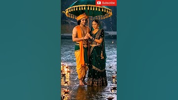 🕉️𓃖God Krishna Radha dance 👣🧿 #radhekrishna #radhearadha#pakthi #trending #shortsfeed #shorts‪