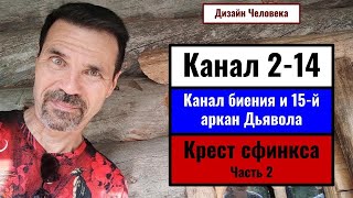 Канал 2-14. Отклик генератора и 15-й канал Дьявола. Дизайн человека. Из Архива 2016г.