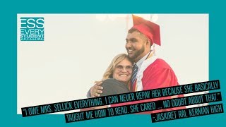 Kerman student all about giving back