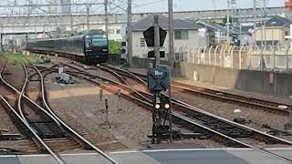 相鉄9000系9704編成快速海老名行　二俣川駅