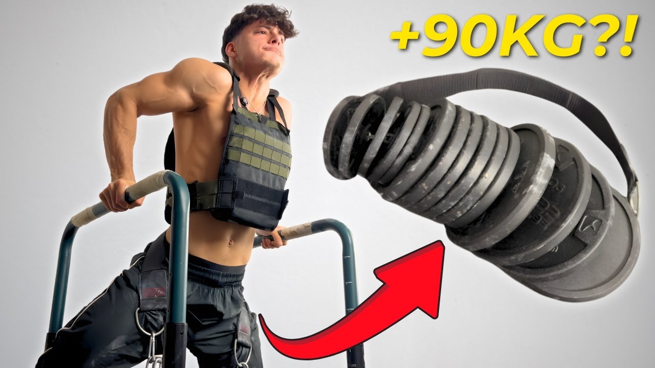 Testing My MAX Weighted Dip at 19 (Bodyweight + 90KG)