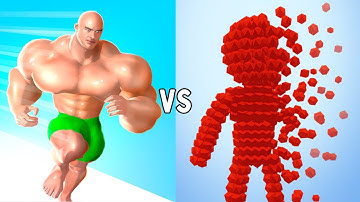 Muscle Rush vs Pixel Rush - MAX LEVELS Gameplay (Android, iOS)