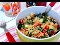 Ensalada de cuscús y rúcula | Couscous with rocket salad