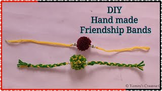 Datos Quick and Simple Friendship band  and Rakshabandhan making with woolen thread ||#Handmaderakhi #diy Noticias