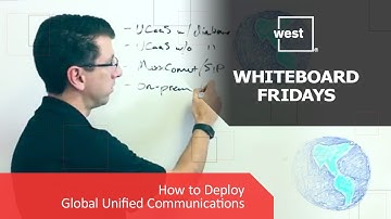 Whiteboard Fridays: How to Deploy Global Unified Communications