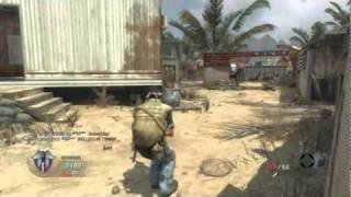 Black Ops - ZOMBINOX - Dive out of trailer kill on Firing Range