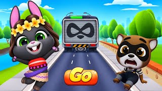 Talking Tom Gold Run - All Characters Unlock - Flower Becca vs Raccoon Boss Fight📍Funny Race Game 🔥 screenshot 5
