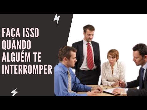 Vídeo: Como evitar interromper alguém?