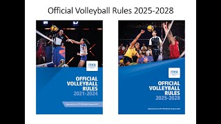 Changes in the FIVB's New Volleyball Rules for 2025-2028