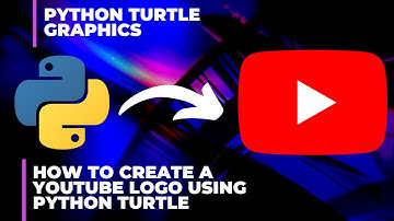 python turtle || how to create YouTube logo using python (Advance)"no talking"