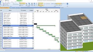 Split objects in an IFC model
