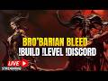 Gold Giveaway Bleed Bro'Barian Build! !Build !WW !Ancients !Discord #DiabloIV #Diablopartner