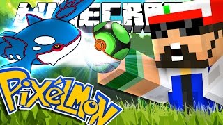 I use DUSK BALLS to catch a KYOGRE! in Minecraft Pixelmon!