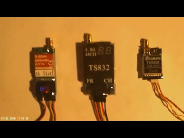 VTX output power comparison