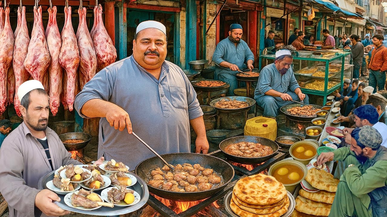 Breakfast in Afghanistan 🇦🇫 | Traditional Afghan Morning Street Food 