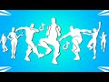 Top 50 Legendary Fortnite Dances With Best Music! (The Rick Dance, Ska-Stra, Build Up, Socks Tiktok)