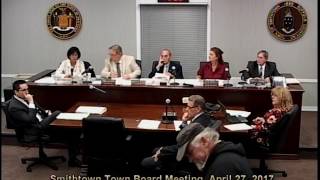 Smithtown Town Board Meeting April 27, 2017