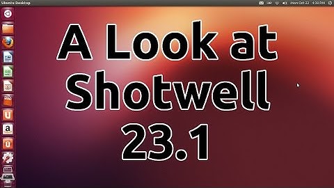 A look at Shotwell 23.1