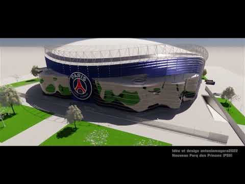 Proposition pour le Nouveau Parc des Princes... (PSG) idée et conception antoniomayora2022