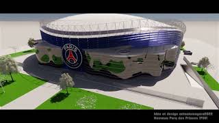 Proposition pour le Nouveau Parc des Princes... (PSG) idée et conception antoniomayora2022