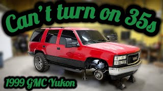 1999 Yukon on 35s gets frame notches