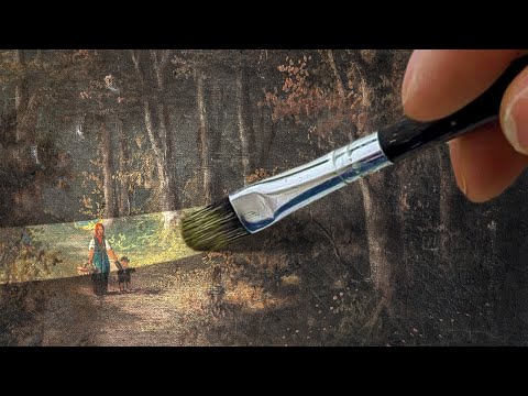Professional Restoration Of An Old Oil Painting