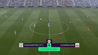 FIFA 17 Manchester City x Sunderland Gameplay 