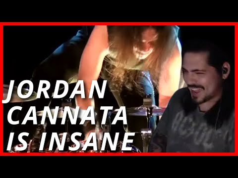 Jordan Cannata's INSANE Drum Solo | Drummer Reacts