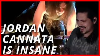 Jordan Cannata's INSANE Drum Solo | Drummer Reacts