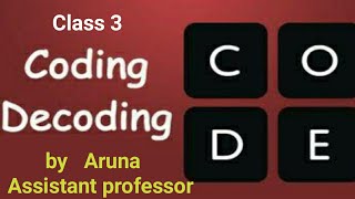 coding decoding reasoning tricks in kannada||mental ability for biginners||reading questions class 3