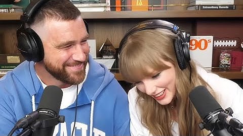 Taylor Swift and Travis Kelce FALLING IN LOVE with each other on New Heights for 13 minutes (Part 2)