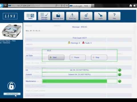 Linx Insight Is Built Into Linx 7900 Monitor Your Printer From A Smartphone Or Pc Youtube