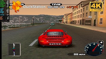 Need for Speed Porsche Unleashed - ( DuckStation 4K ) + Configuration | PS1 Emulator (2024)