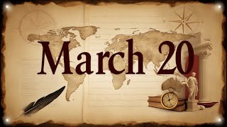 Famous March 20 Highlights: Significant Events, Famous Birthdays & Notable Deaths Profile