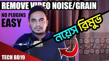 Remove noise from video using adobe premiere pro in bangla tutorial