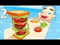Sandwich Runner - Full Gameplay Walkthrough | All Levels 02 