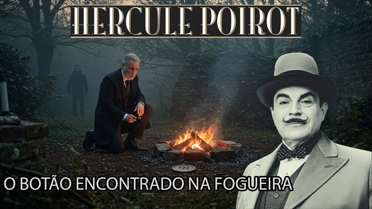 O Botão Encontrado na Lareira | Um Mistério de Hercule Poirot