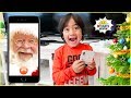Santa called Ryan and surprise him with Christmas DIY Science Experiments!!