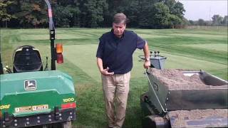 Topdressing and Coring